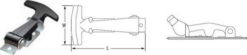 Extern zpadky s rukojet T